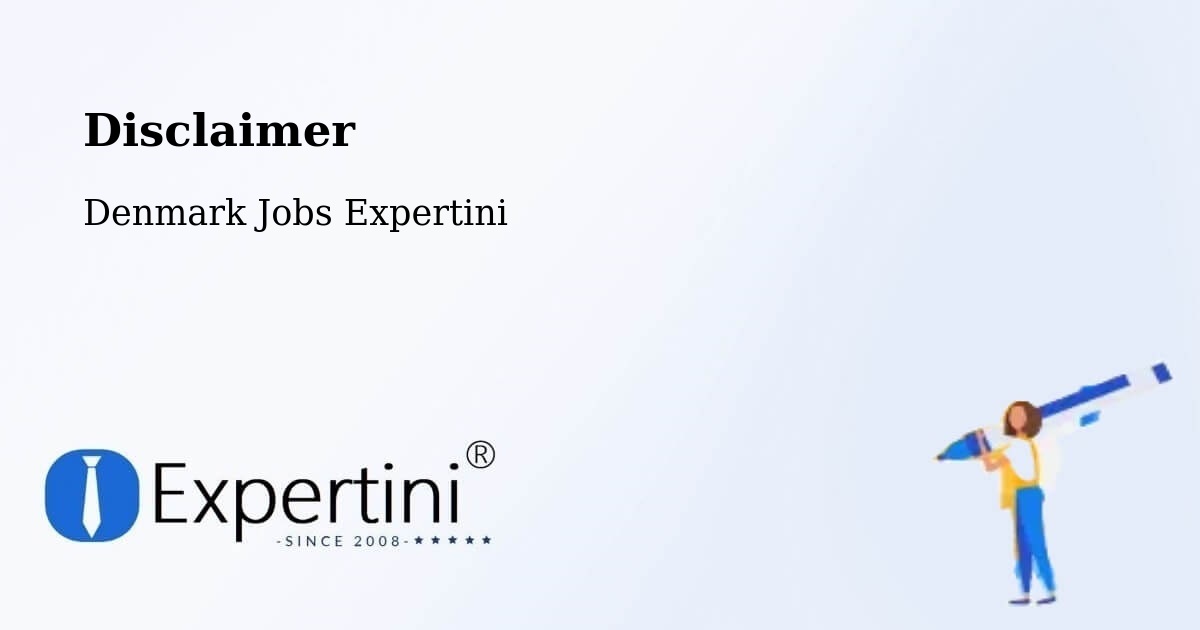 Disclaimer – Taastrup - Denmark Jobs Expertini